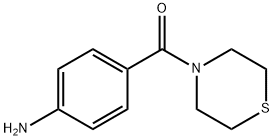 (4-氨基苯基)(硫代吗啉代)甲酮 结构式