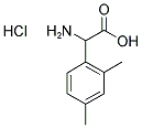 AMINO-(2,4-DIMETHYL-PHENYL)-ACETIC ACID HCL 结构式