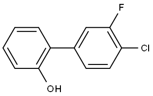4'-氯-3'-氟[1,1'-联苯]-2-醇 结构式