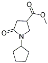 METHYL 1-CYCLOHEXYL-5-OXO-3-PYRROLIDINECARBOXYLATE 结构式