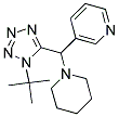 3-[(1-TERT-BUTYL-1H-TETRAZOL-5-YL)(PIPERIDIN-1-YL)METHYL]PYRIDINE 结构式