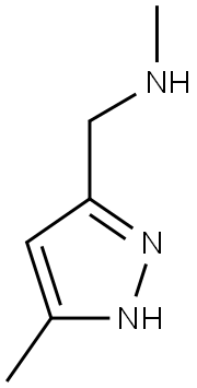 METHYL-(5-METHYL-1H-PYRAZOL-3-YLMETHYL)-AMINE 结构式