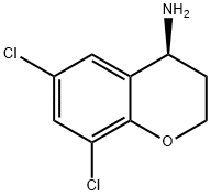 (S)-6,8-二氯色烯-4-胺 结构式