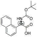 (R)-TERT-BUTOXYCARBONYLAMINO-NAPHTHALEN-1-YL-ACETIC ACID 结构式