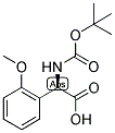 BOC-R-2-甲氧基苯甘氨酸 结构式