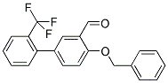 4-(Benzyloxy)-2'-(trifluoromethyl)[1,1'-biphenyl]-3- carbaldehyde 结构式