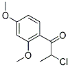 2-CHLORO-1-(2,4-DIMETHOXYPHENYL)PROPAN-1-ONE 结构式