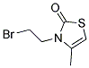 3-(2-BROMOETHYL)-4-METHYL-1,3-THIAZOL-2(3H)-ONE 结构式