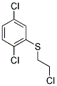 1,4-DICHLORO-2-[(2-CHLOROETHYL)THIO]BENZENE 结构式