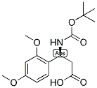 (S)-3-TERT-BUTOXYCARBONYLAMINO-3-(2,4-DIMETHOXY-PHENYL)-PROPIONIC ACID 结构式