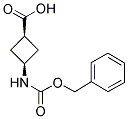 CIS-3-CBZ-AMINOCYCLOBUTANECARBOXYLIC ACID 结构式