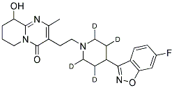 (R)-9-HYDROXY RISPERIDONE-D4 结构式