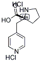 (R)-ALPHA-(4-PYRIDINYLMETHYL)-PROLINE-2HCL 结构式