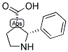 (2R,3S)-2-PHENYL-PYRROLIDINE-3-CARBOXYLIC ACID 结构式