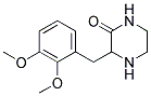 3-(2,3-DIMETHOXY-BENZYL)-PIPERAZIN-2-ONE 结构式