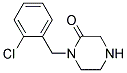 1-(2-CHLOROBENZYL)PIPERAZIN-2-ONE 结构式
