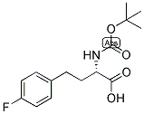 (S)-2-TERT-BUTOXYCARBONYLAMINO-4-(4-FLUORO-PHENYL)-BUTYRIC ACID 结构式