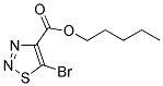 PENTYL 5-BROMO-1,2,3-THIADIAZOLE-4-CARBOXYLATE 结构式