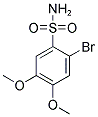 2-BROMO-4,5-DIMETHOXYBENZENESULFONAMIDE 结构式