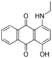 1-Ethylamino-4-hydroxy-anthraquinone 结构式