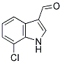 7-CHLORO-1H-INDOLE-3-CARBALDEHYDE 结构式