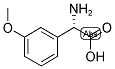 (S)-AMINO-(3-METHOXY-PHENYL)-ACETIC ACID 结构式