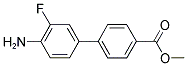 4'-AMINO-3'-FLUORO-BIPHENYL-4-CARBOXYLIC ACID METHYL ESTER 结构式