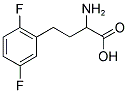 2-AMINO-4-(2,5-DIFLUORO-PHENYL)-BUTYRIC ACID 结构式