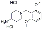 1-(2,6-二甲氧基苄基)哌啶-4-胺二盐酸盐 结构式