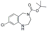 4-BOC-8-CHLORO-2,3,4,5-TETRAHYDRO-1H-BENZO[E][1,4]DIAZEPINE 结构式