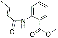 2-BUT-2-ENOYLAMINO-BENZOIC ACID METHYL ESTER 结构式