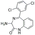 3-AMINO-5-(2,5-DICHLORO-PHENYL)-1,3-DIHYDRO-BENZO[E][1,4]DIAZEPIN-2-ONE 结构式