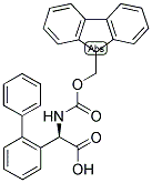 (R)-BIPHENYL-2-YL-[(9H-FLUOREN-9-YLMETHOXYCARBONYLAMINO)]-ACETIC ACID 结构式