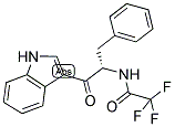 L-N-[1-BENZYL-2-(1H-INDOL-3-YL)-2-OXOETHYL]-2,2,2-TRIFLUOROACETAMIDE 结构式