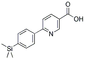 6-[4-(TRIMETHYLSILYL)PHENYL]NICOTINIC ACID 结构式