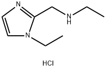 ETHYL-(1-ETHYL-1 H-IMIDAZOL-2-YLMETHYL)-AMINE 结构式