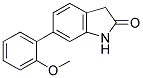 6-(2-METHOXY-PHENYL)-1,3-DIHYDRO-INDOL-2-ONE 结构式