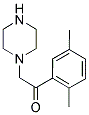 1-(2,5-DIMETHYLPHENYL)-2-PIPERAZIN-1-YLETHANONE 结构式