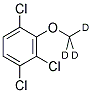 2,3,6-三氯苯甲醚-D3 结构式