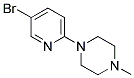 5-BROMO-2-(4-METHYLPIPERAZIN-1-YL)PYRIDINE 结构式