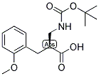 (S)-2-(TERT-BUTOXYCARBONYLAMINO-METHYL)-3-(2-METHOXY-PHENYL)-PROPIONIC ACID 结构式