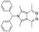 6-BENZHYDRYL-1,4,5,7-TETRAMETHYL-6H-PYRROLO[3,4-D]PYRIDAZINE 结构式