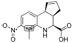 (3AR,4S,9BS)-6-METHYL-7-NITRO-3A,4,5,9B-TETRAHYDRO-3H-CYCLOPENTA[C]QUINOLINE-4-CARBOXYLIC ACID 结构式