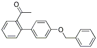 1-[4'-(BENZYLOXY)[1,1'-BIPHENYL]-2-YL]ETHANONE 结构式