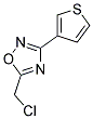 5-(CHLOROMETHYL)-3-THIEN-3-YL-1,2,4-OXADIAZOLE 结构式