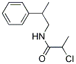 2-CHLORO-N-(2-PHENYLPROPYL)PROPANAMIDE 结构式