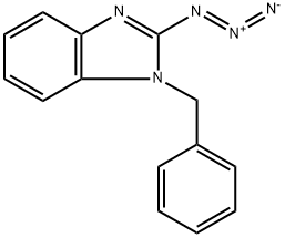 2-AZIDO-1-BENZYL-1H-BENZOIMIDAZOLE 结构式