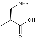 (S)-3-AMINO-2-METHYL-PROPIONIC ACID 结构式