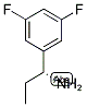 (R)-1-(3,5-DIFLUOROPHENYL)PROPAN-1-AMINE 结构式