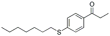 1-[4-(HEPTYLSULFANYL)PHENYL]-1-PROPANONE 结构式